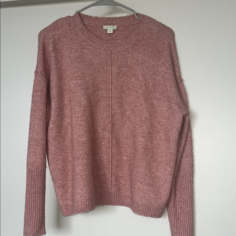 Pink Crew Neck Sweater